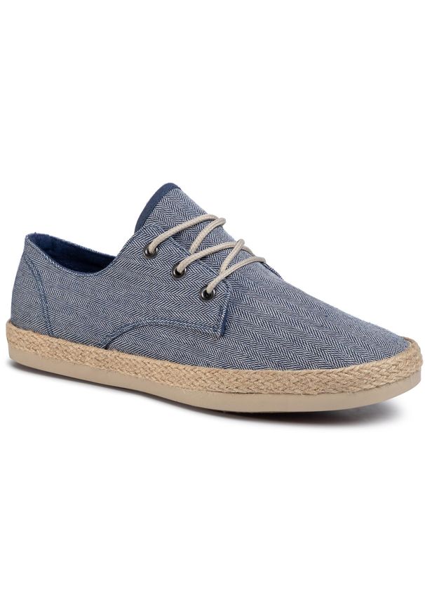 Espadryle Lanetti MSS20255-01 Cobalt Blue. Kolor: niebieski. Materiał: materiał