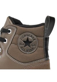 Converse Trampki Chuck Taylor All Star Berkshire Boot A04476C Beżowy. Kolor: beżowy. Materiał: skóra #3