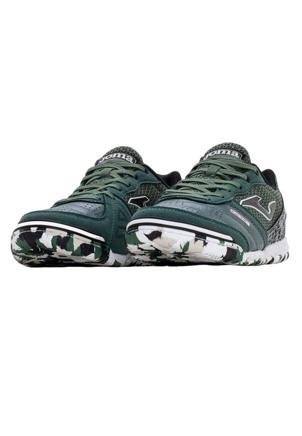 Joma - Męskie Buty Sportowe Mundial 2423. Kolor: czarny, zielony, wielokolorowy. Sport: turystyka piesza