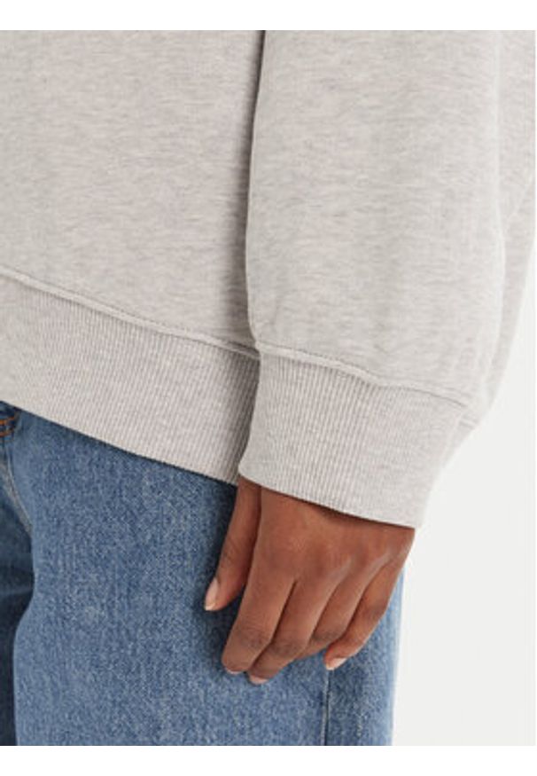 Hugo - HUGO Bluza 50545052 Szary Oversize. Kolor: szary. Materiał: bawełna