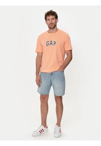 GAP - Gap T-Shirt 570044-06 Pomarańczowy Regular Fit. Kolor: pomarańczowy. Materiał: bawełna #5