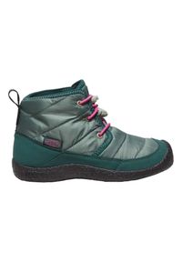 keen - Buty trekkingowe dla dzieci Keen Howser II Chukka WP. Okazja: na co dzień. Kolor: zielony. Sezon: zima. Styl: casual