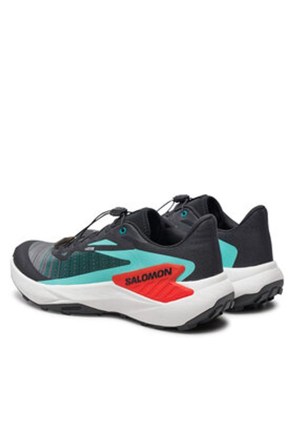 salomon - Salomon Buty do biegania Genesis L47688200 Czarny. Kolor: czarny. Materiał: materiał