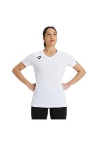 Koszulka damska Arena Team T-Shirt Panel. Kolor: biały. Materiał: bawełna. Sport: fitness #1