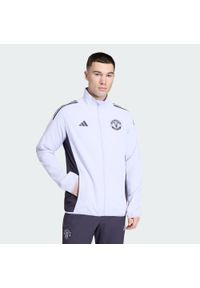 Adidas - Kurtka reprezentacyjna Manchester United Tiro 25 Competition. Kolor: fioletowy, wielokolorowy, czarny. Sport: piłka nożna #1