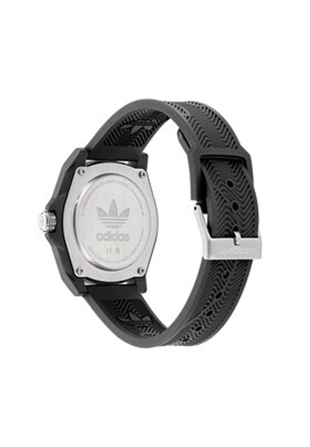 Adidas - adidas Zegarek Project Four AOST25033 Czarny. Kolor: czarny