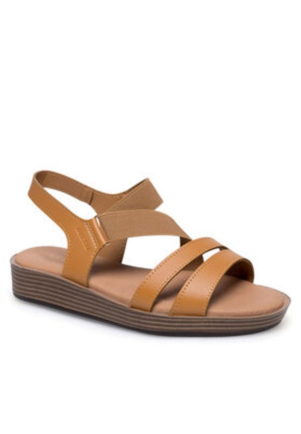 Lasocki Sandały WFA2720-4Z Brązowy. Kolor: brązowy. Materiał: materiał