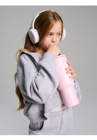 Sinsay - Bluza z kapturem z ozdobnymi cyrkoniami - szary. Typ kołnierza: kaptur. Kolor: szary #1