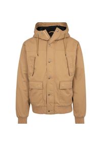 Urban Classics - Parka Urban Classic hooded cotton. Kolor: brązowy. Sezon: zima #1