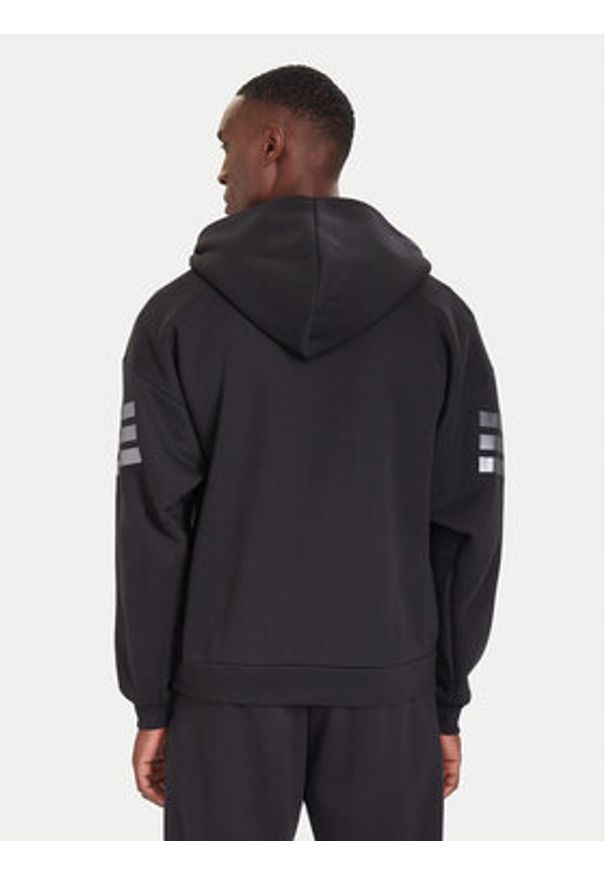 Adidas - adidas Bluza Future Icons 3-Stripes JX1956 Czarny Regular Fit. Kolor: czarny. Materiał: bawełna, syntetyk