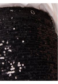 Guess Spódnica mini Eugenia W3RD74 KBKV0 Czarny Slim Fit. Kolor: czarny. Materiał: syntetyk #3