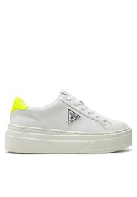 Guess Sneakersy FLGAMA ELE12 Biały. Kolor: biały. Materiał: skóra #1