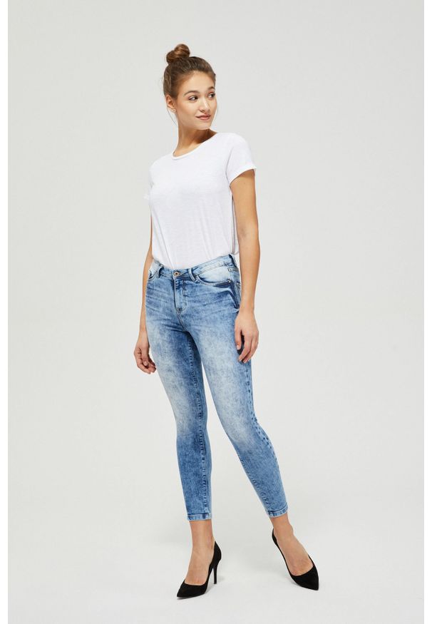 MOODO - Jeansy skinny. Długość: długie