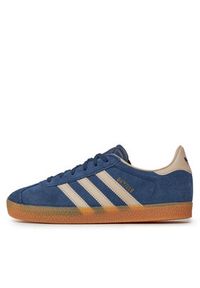 Adidas - adidas Sneakersy Gazelle J IE8605 Granatowy. Kolor: niebieski. Materiał: zamsz, skóra. Model: Adidas Gazelle