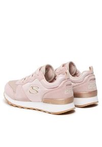 skechers - Skechers Sneakersy Goldn Gurl 111/BLSH Różowy. Kolor: różowy. Materiał: zamsz, skóra