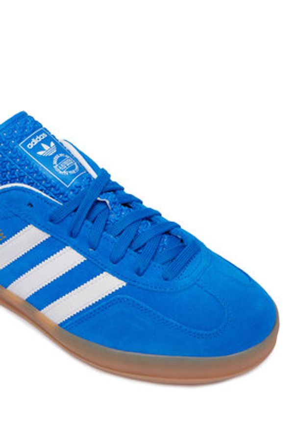Adidas - adidas Sneakersy Gazelle Indoor JI2061 Niebieski. Kolor: niebieski. Materiał: zamsz, skóra. Model: Adidas Gazelle
