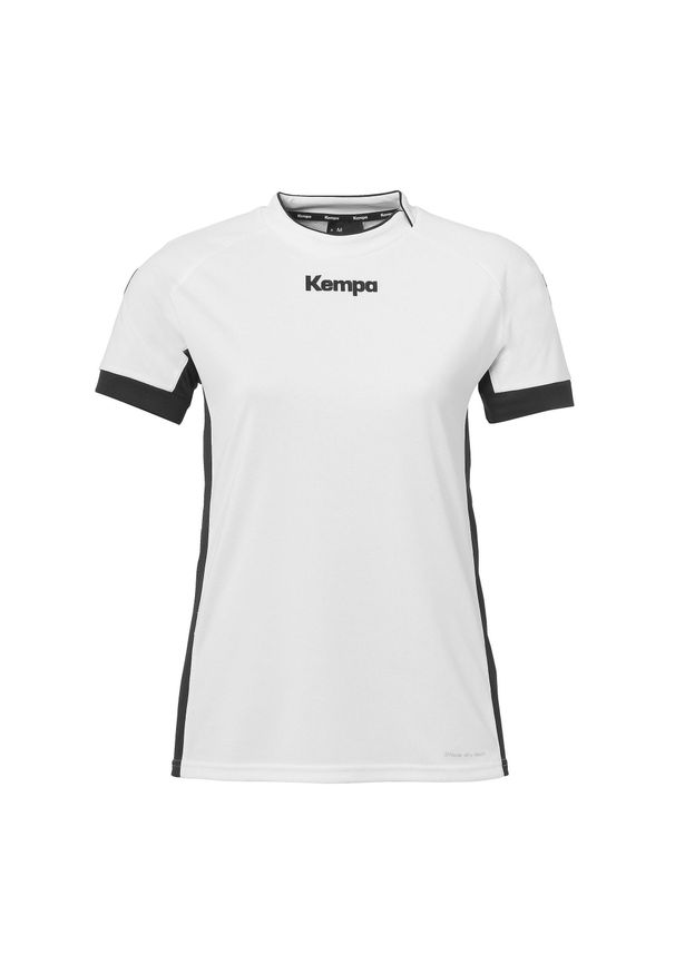KEMPA - Damska koszulka Kempa Prime. Kolor: biały, czarny, wielokolorowy. Materiał: materiał