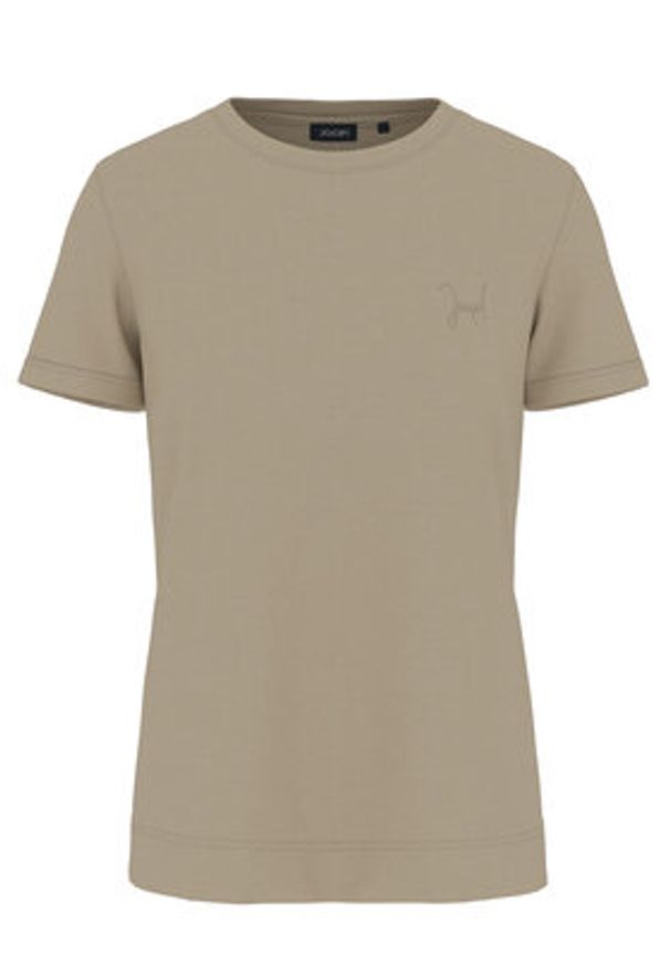 JOOP! T-Shirt 58 253JE58Tia 30049367 Beżowy Slim Fit. Kolor: beżowy. Materiał: bawełna