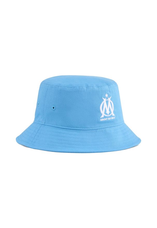 Puma - Kapelusz typu bucket Essentials Olympique Marsylia PUMA Bleu Azur White Blue. Kolor: czarny, biały, wielokolorowy
