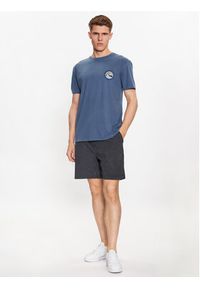 Quiksilver T-Shirt Qs Bubble Stamp EQYZT07258 Niebieski Regular Fit. Kolor: niebieski. Materiał: bawełna #5