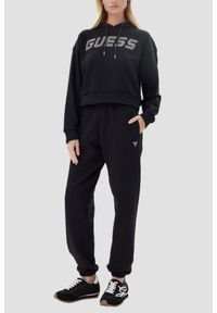 Guess - GUESS Czarne damskie spodnie dresowe Primula, Rozmiar XS. Kolor: czarny. Materiał: dresówka #2