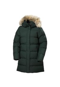Parka damska z kapturem Helly Hansen Blossom. Typ kołnierza: kaptur. Kolor: czarny, wielokolorowy, zielony. Sezon: zima #1