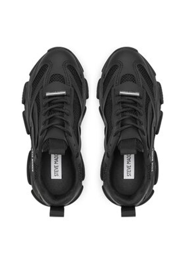 Steve Madden Sneakersy Possession-E Sneaker SM19000033 SM19000033-001 Czarny. Kolor: czarny. Materiał: skóra