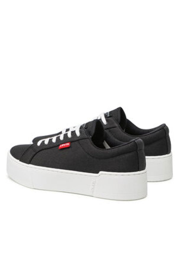 Levi's® Tenisówki 234188-634-59 Czarny. Kolor: czarny. Materiał: materiał