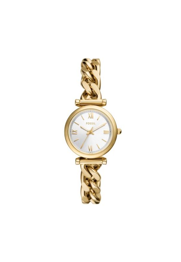 Fossil Zegarek Carlie ES5329 Złoty. Kolor: złoty