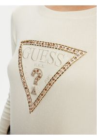 Guess Bluzka W5RR39 Z2NQ2 Biały Regular Fit. Kolor: biały. Materiał: wiskoza #5