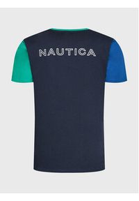 Nautica T-Shirt Havel N1G00426 Kolorowy Regular Fit. Materiał: bawełna. Wzór: kolorowy