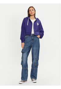 Converse Bluza Retro 10026150-A08 Niebieski Loose Fit. Kolor: niebieski. Materiał: bawełna. Styl: retro #5