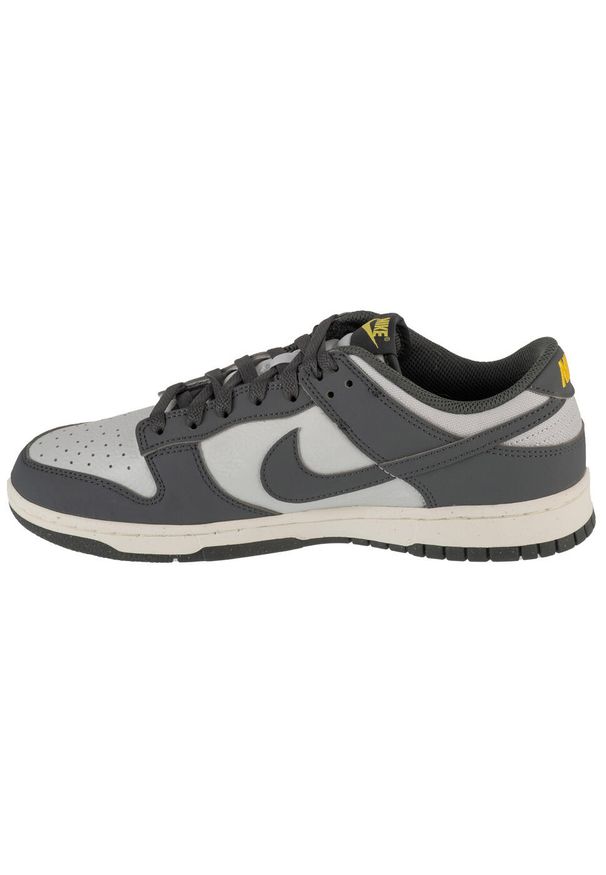 Nike - Buty sportowe Sneakersy męskie, Dunk Low NN. Kolor: szary. Sport: turystyka piesza