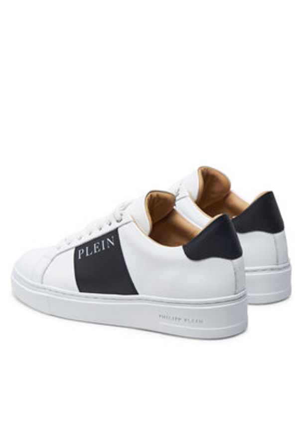 Philipp Plein - PHILIPP PLEIN Sneakersy AADS USC0657 PLE010N Biały. Kolor: biały. Materiał: skóra