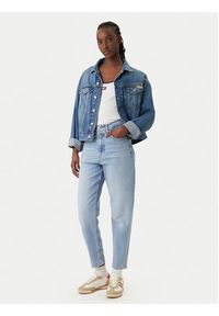 Tommy Jeans Top DW0DW22261 Biały Slim Fit. Kolor: biały. Materiał: bawełna #3