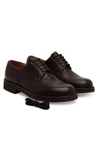 Fracap Półbuty G167-750 Brązowy. Kolor: brązowy. Materiał: skóra #4