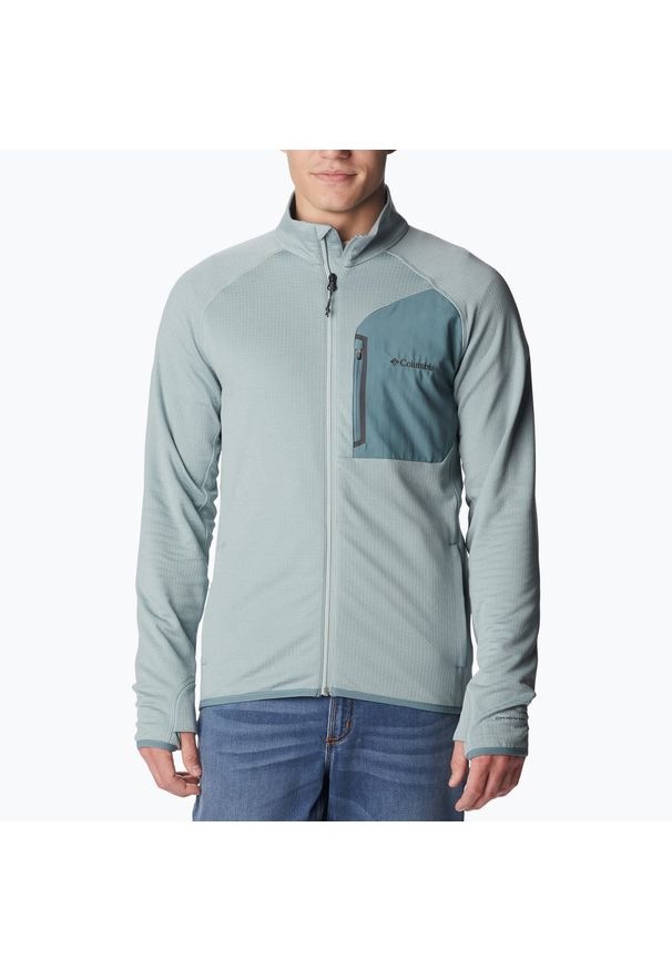 columbia - Bluza trekkingowa męska Columbia Triple Canyon Full Zip. Kolor: niebieski