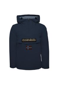 Zimowa kurtka wodoodporna Napapijri Rainforest 3. Kolor: niebieski. Sezon: zima. Sport: turystyka piesza #1