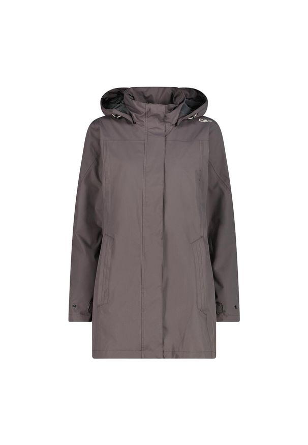Płaszcz damski turystyczne CMP 39X6646. Kolor: szary. Sport: turystyka piesza