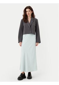 Pieces Spódnica midi Franan 17116541 Błękitny Regular Fit. Kolor: niebieski. Materiał: syntetyk #3