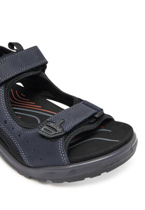 ecco - ECCO Sandały Offroad 82204412038 Granatowy. Kolor: niebieski. Materiał: nubuk, skóra