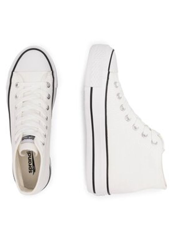 Sprandi Trampki WP40-21204LYY Biały. Kolor: biały. Materiał: materiał