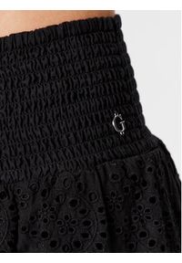 Guess Spódnica trapezowa Rafa W3GD69 WFDC0 Czarny Regular Fit. Kolor: czarny. Materiał: bawełna