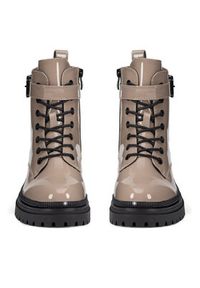 DeeZee Trzewiki WS13512-01 Beżowy. Kolor: beżowy. Materiał: skóra #7