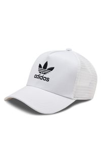 Adidas - adidas Czapka z daszkiem adicolor IS3015 Biały. Kolor: biały. Materiał: syntetyk #1