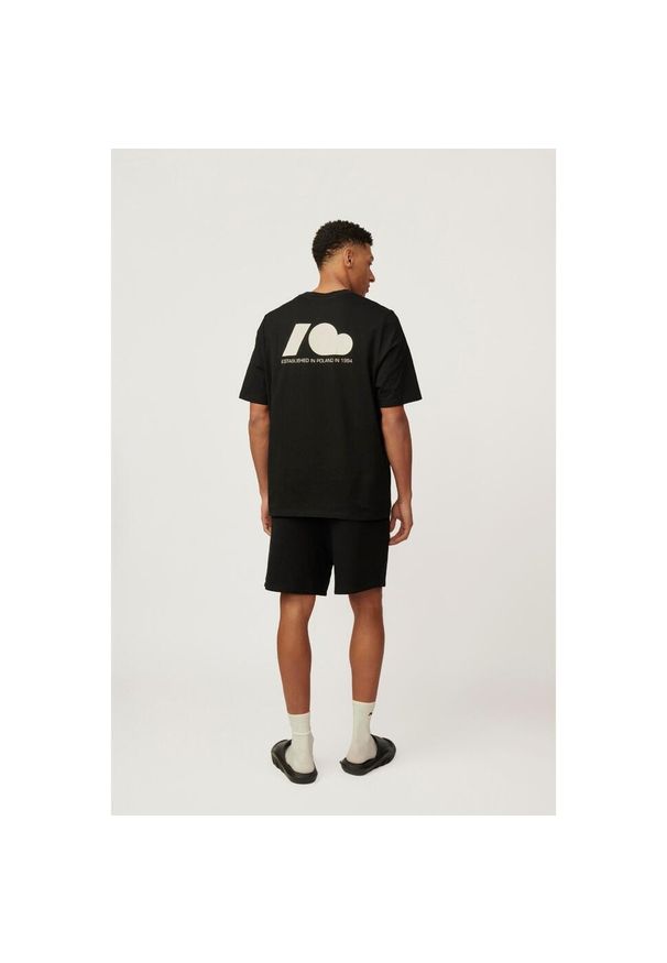 Szorty Kubota czarne męskie. Kolor: czarny. Materiał: dresówka, materiał. Długość: krótkie. Sezon: lato