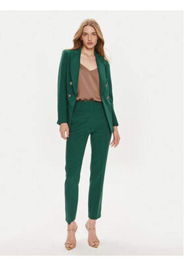 Marciano Guess Spodnie materiałowe Shelly 3BGB28 7046A Zielony Skinny Fit. Kolor: zielony. Materiał: syntetyk