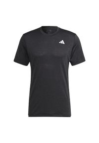 Koszulka do tenisa męska Adidas Tennis FreeLift Tee. Kolor: czarny. Materiał: materiał. Sport: tenis