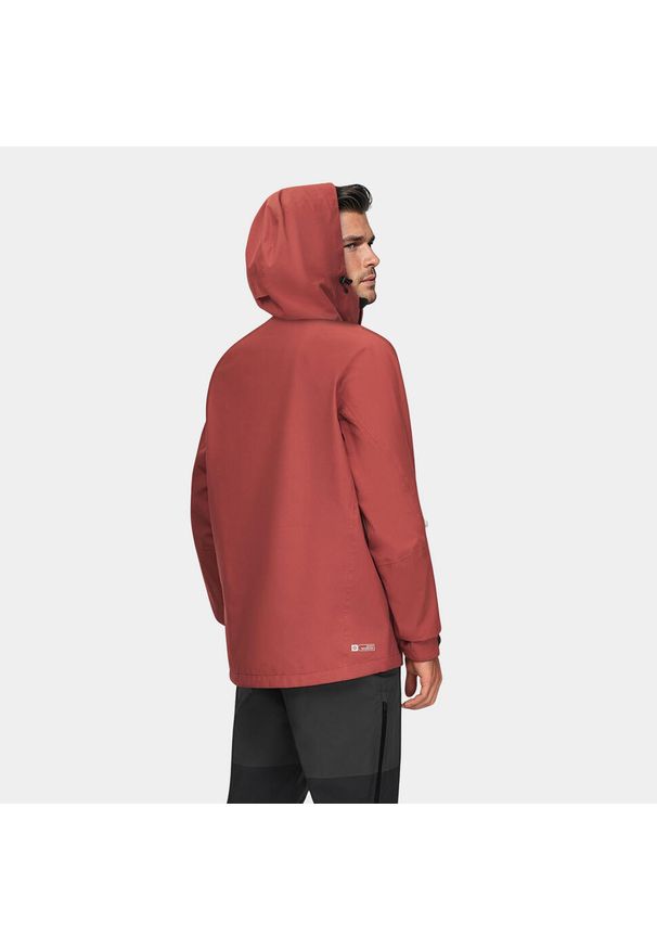 Kurtka męska hardshell membrana wodoodporności Alpinus Gedu. Kolor: pomarańczowy. Materiał: hardshell. Sport: turystyka piesza