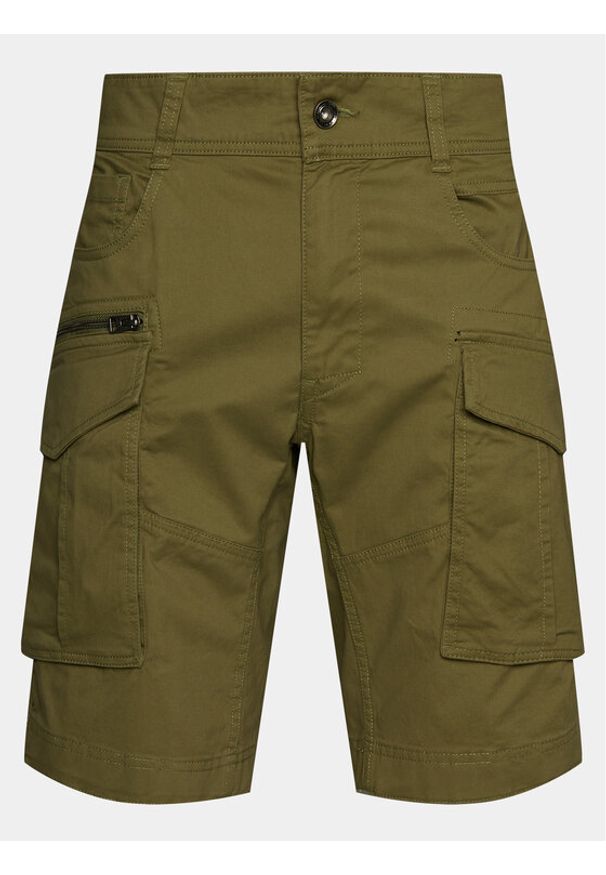 Replay Szorty materiałowe M9907.000.84387 Zielony Regular Fit. Kolor: zielony. Materiał: bawełna